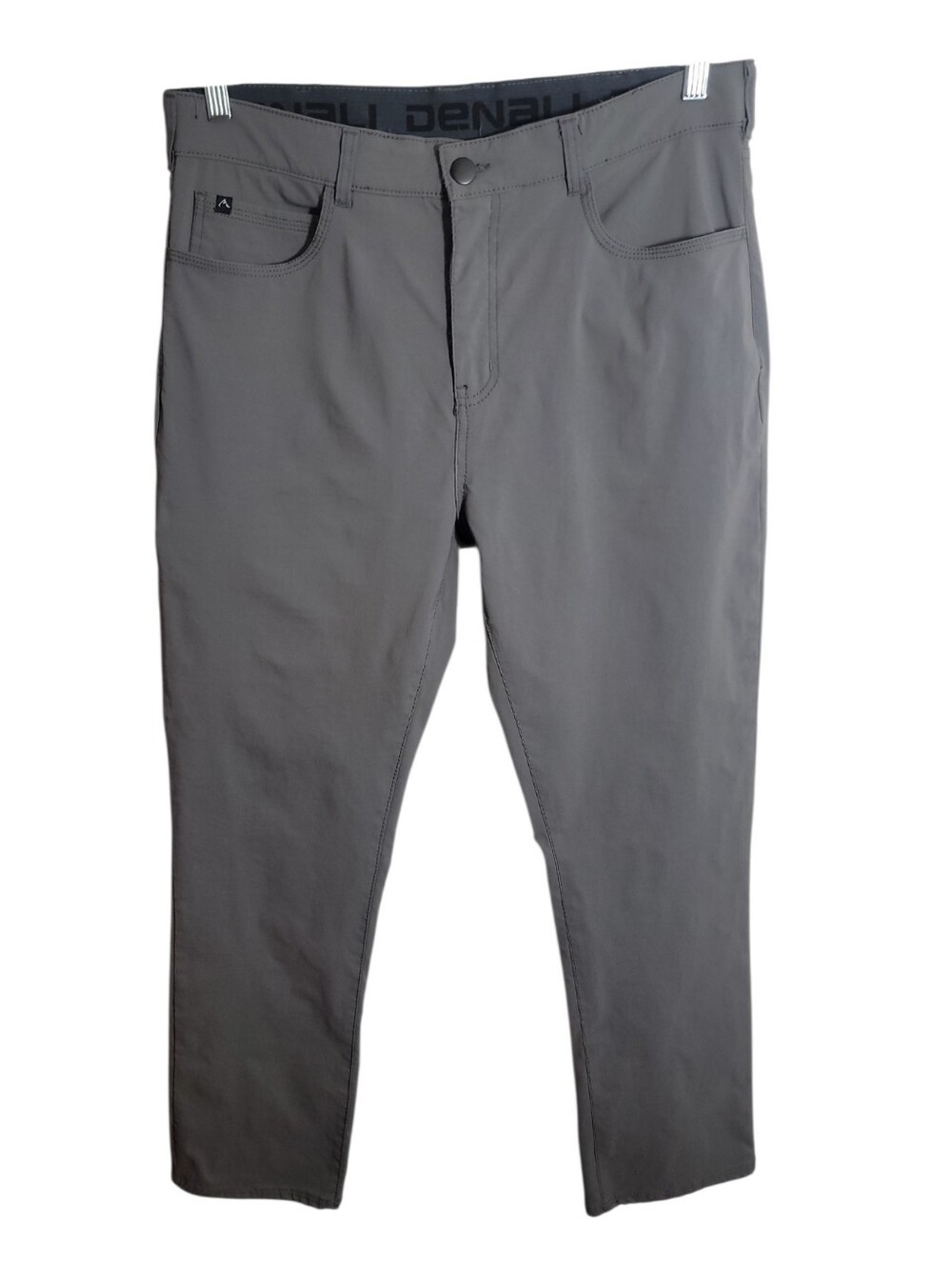 Denali men's gray stretch slim fit pants size 32x32 performance casual
